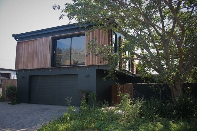 Modern Black Home Exterior