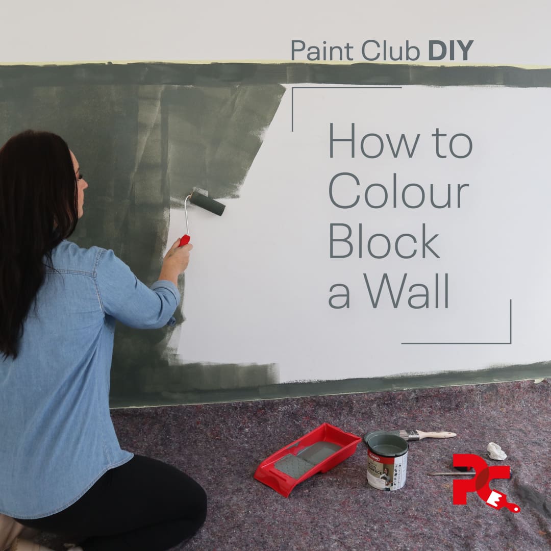 DIY Colour Blocking Walls