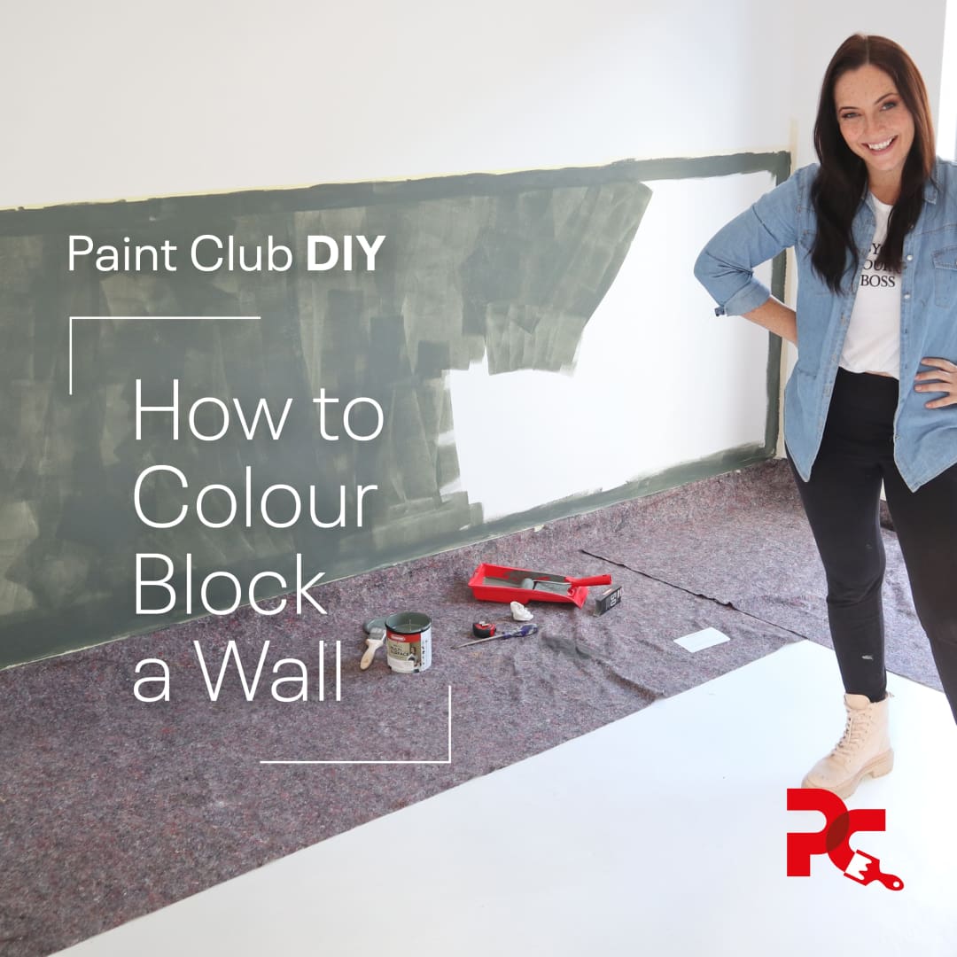 DIY Colour Blocking Walls