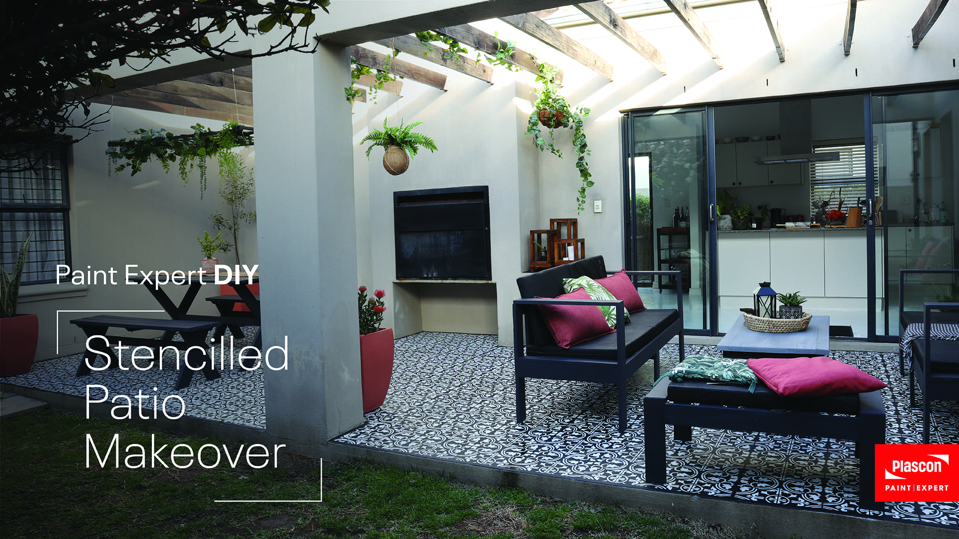 Stencilled Patio