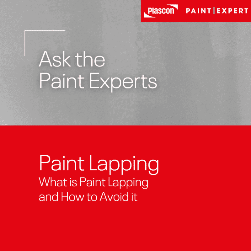 prevent paint lapping