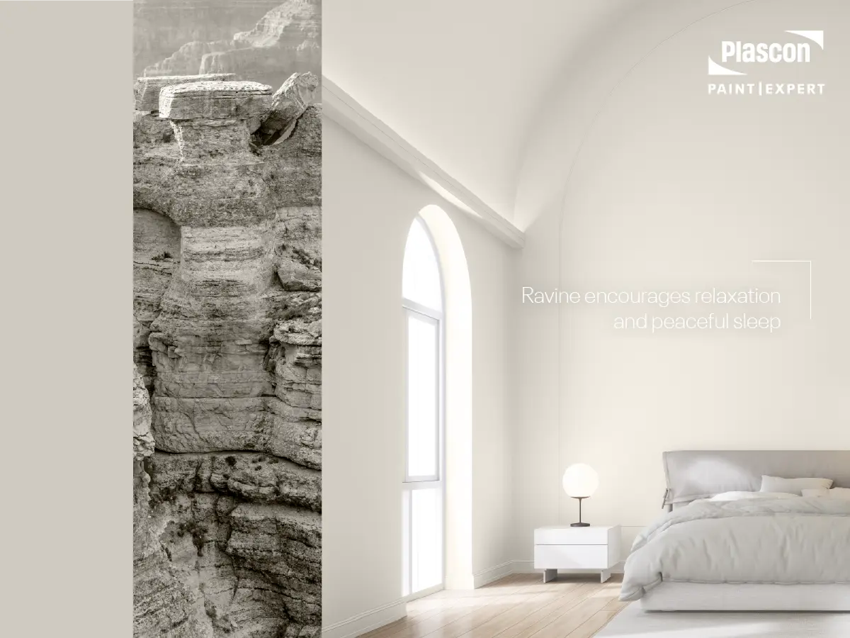 Ravine shade used in a Bedrrom