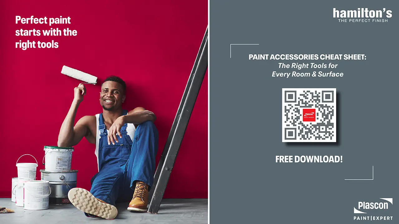 FREE Paint Accessories Cheat Sheet: The Right Tools for Every Room & Surface