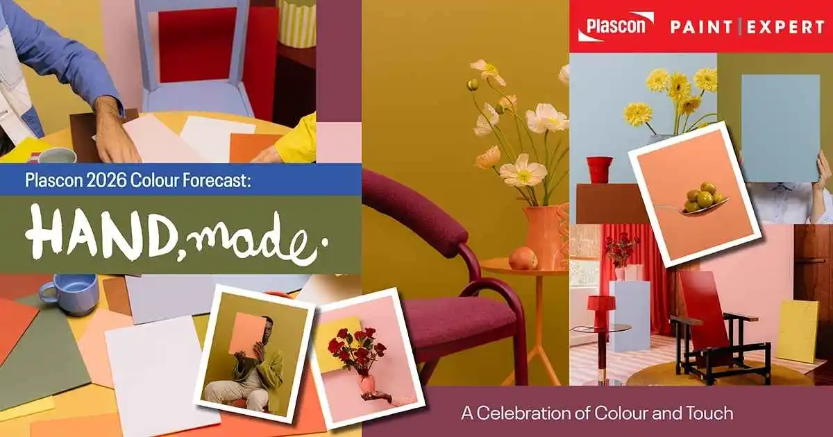 Plascon 2026 Colour Forecast: HAND, made – A Celebration of Colour and Touch