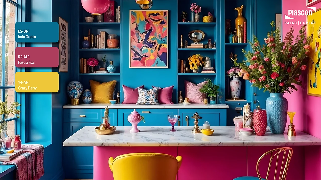 Indo Grotto | Fuscia Fizz | Crazy Daisy