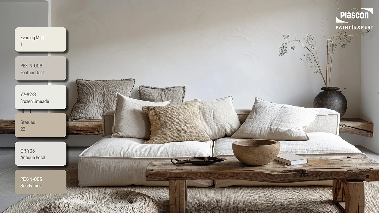 Evening Mist | Feather Dust | Frozen Limeade | Statued | Antique Petal | Sandy Toes