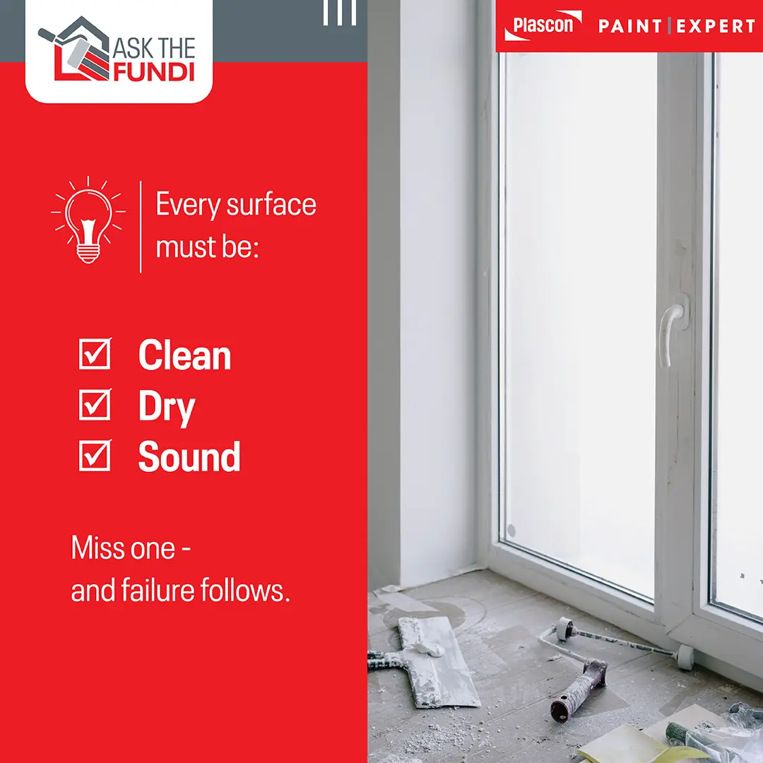 The Core Principle Clean, Dry, Sound