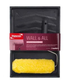 Plascon Wall & All Trayset with black tray and yellow roller brush