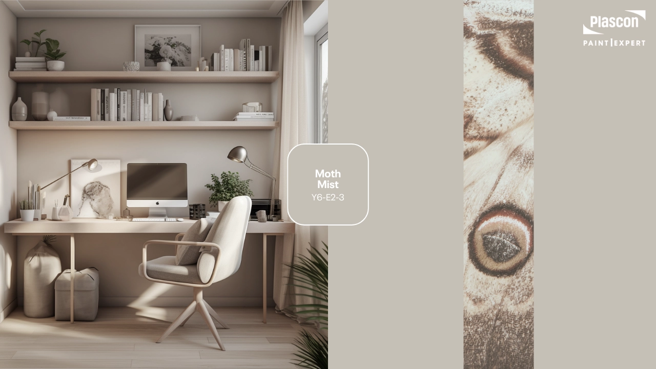 Contemporary Home Office - Moth Mist