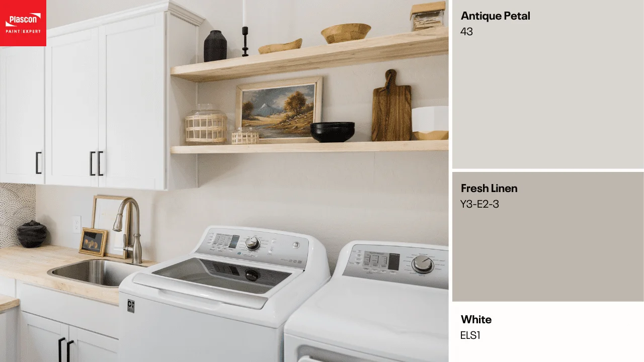 Contemporary Laundry - Antique Petal | Fresh Linen | White