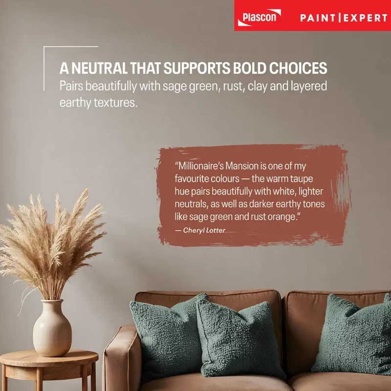 A Neutral That Supports Bold Choice