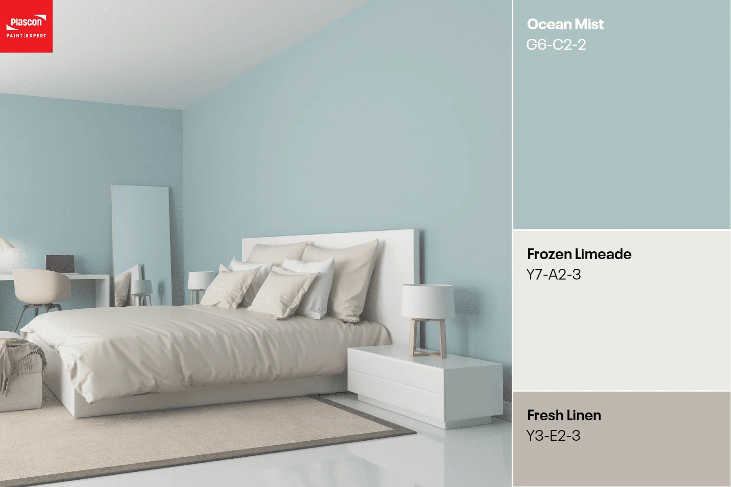 Zen Bedroom - Ocean Mist | Frozen Limeade | Fresh Linen