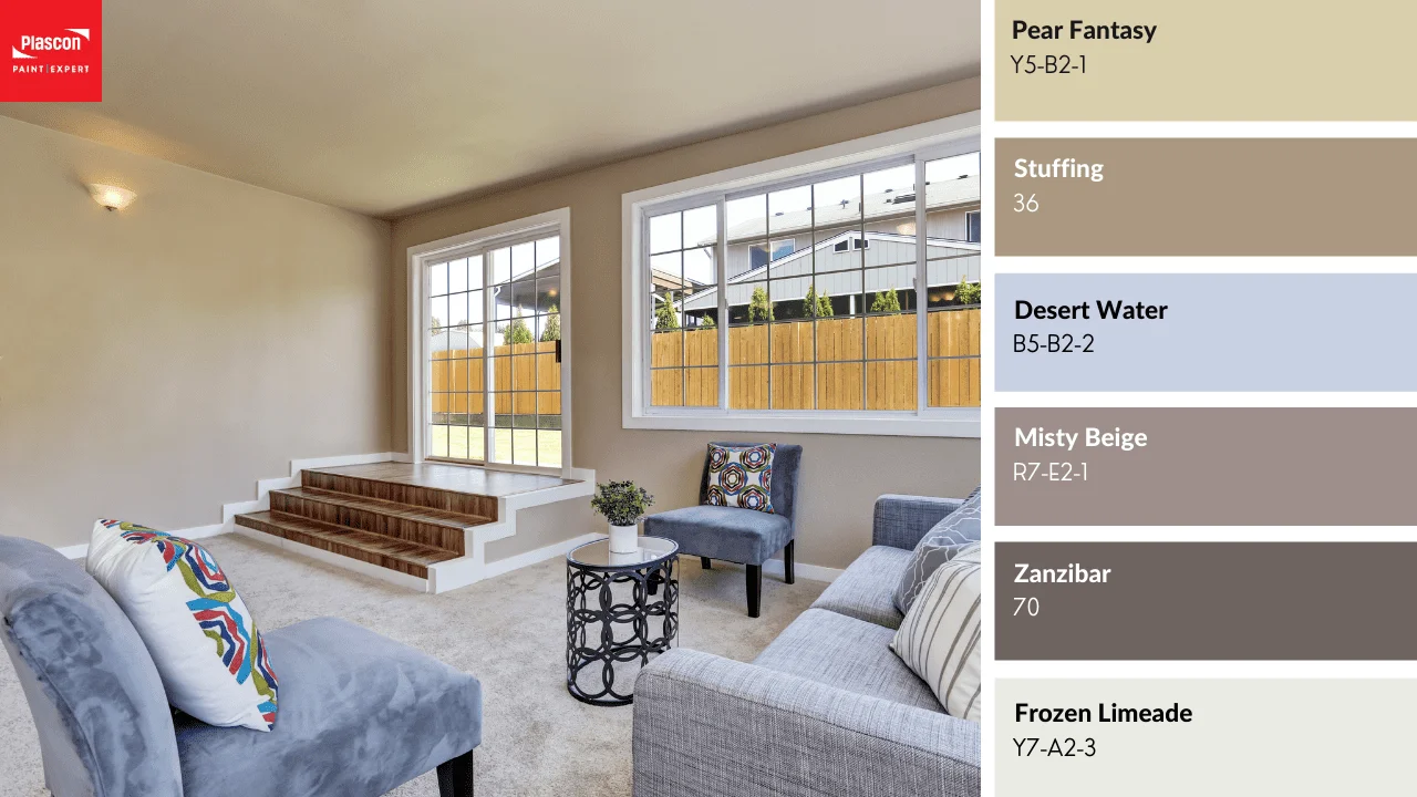Contemporary Lounge - Pear Fantasy | Stuffing | Desert Water | Misty Beige | Zanzibar | Frozen Limeade