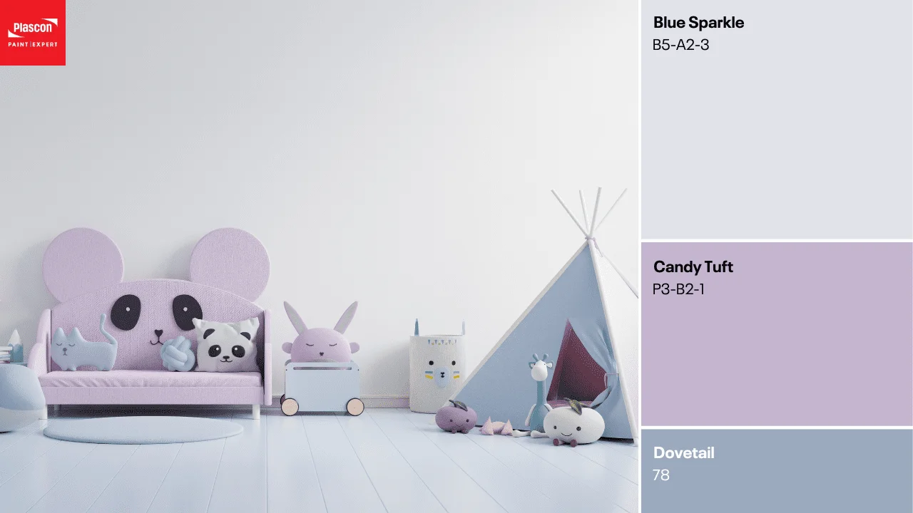 Contemporary Nursery - Blue Sparkle | Candy Tuft | Dovetail