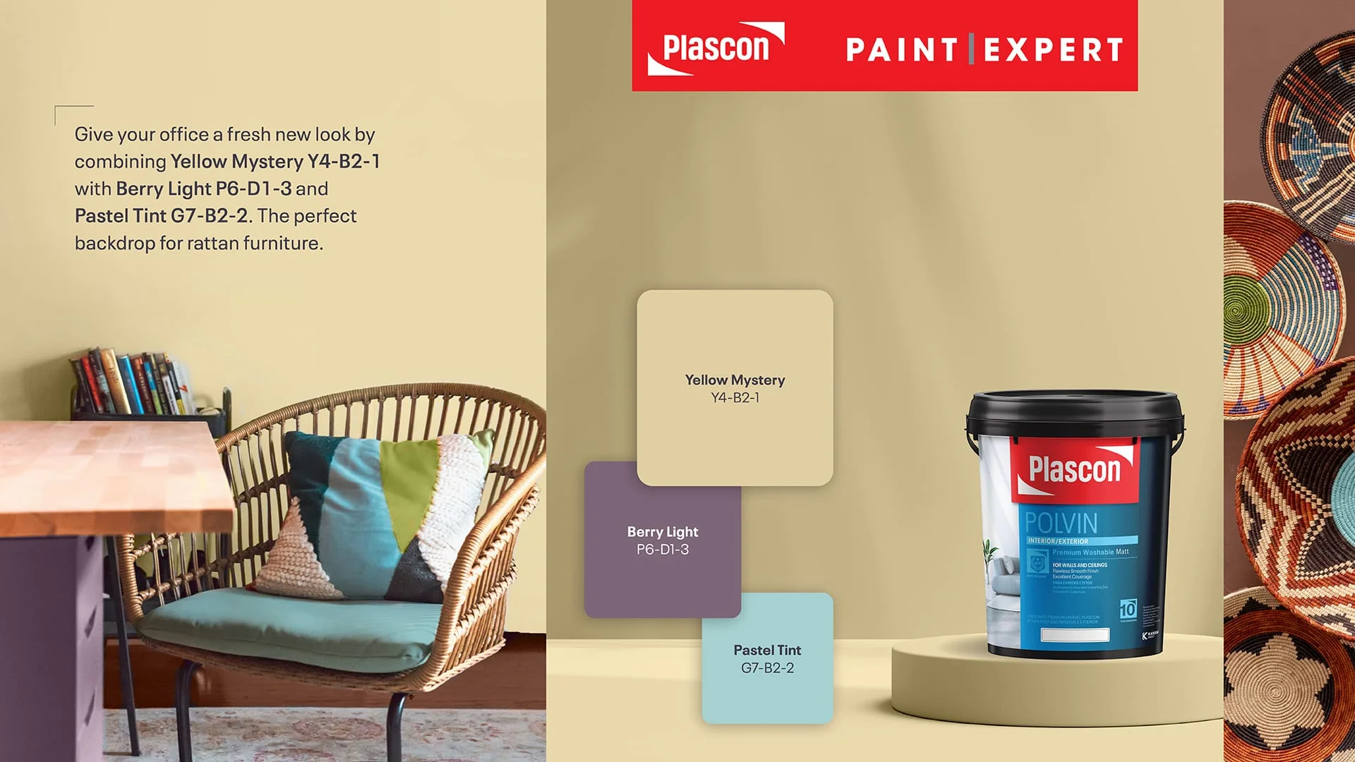 Bohemian Home Office - Yellow Mystery | Berry Light | Patel Tint