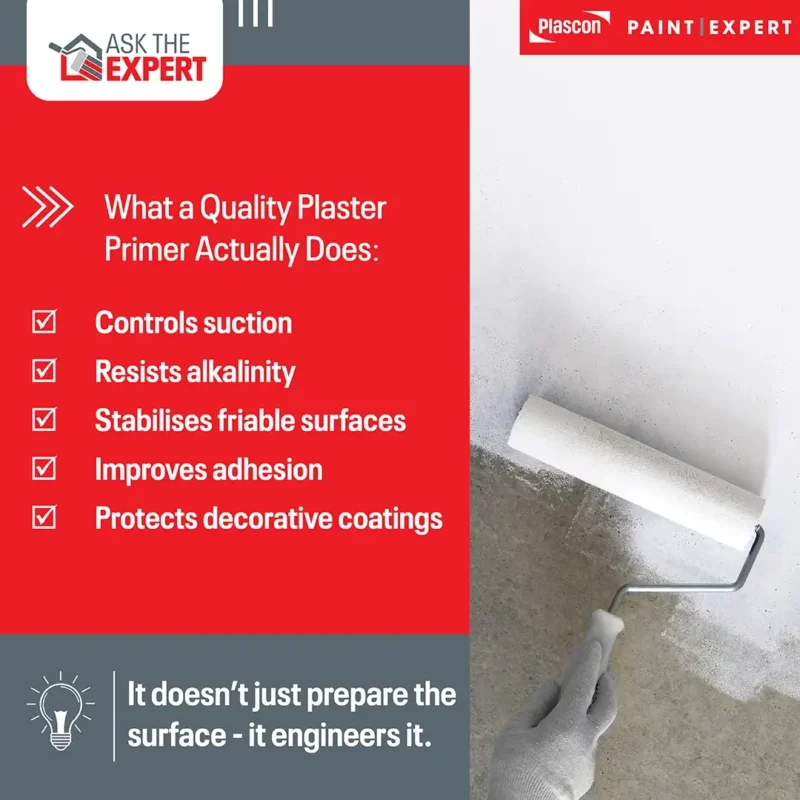 What a Quality Plaster Primer Actually Does