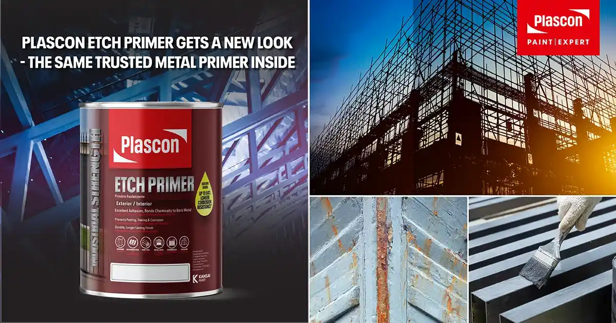 Plascon Etch Primer Gets a New Look - The Same Trusted Metal Primer Inside