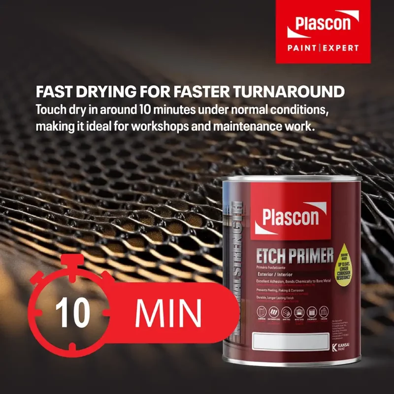 fast drying for easier turnaround