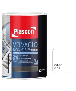 Plascon Velvaglo non-drip Enamel 5L White