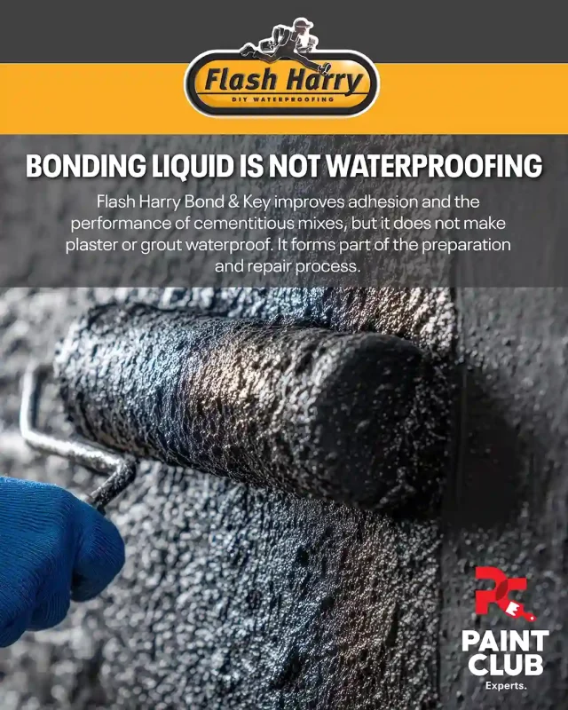 Bonding Liquid is Not Waterproofing